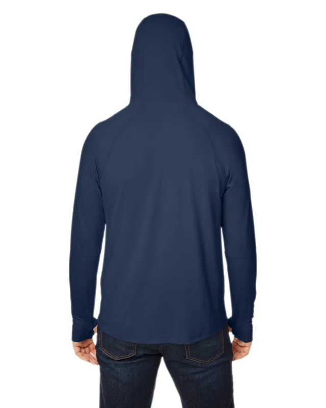 North End Unisex JAQ Stretch Performance Hooded T-Shirt — view 21