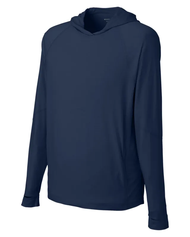 North End Unisex JAQ Stretch Performance Hooded T-Shirt — view 26