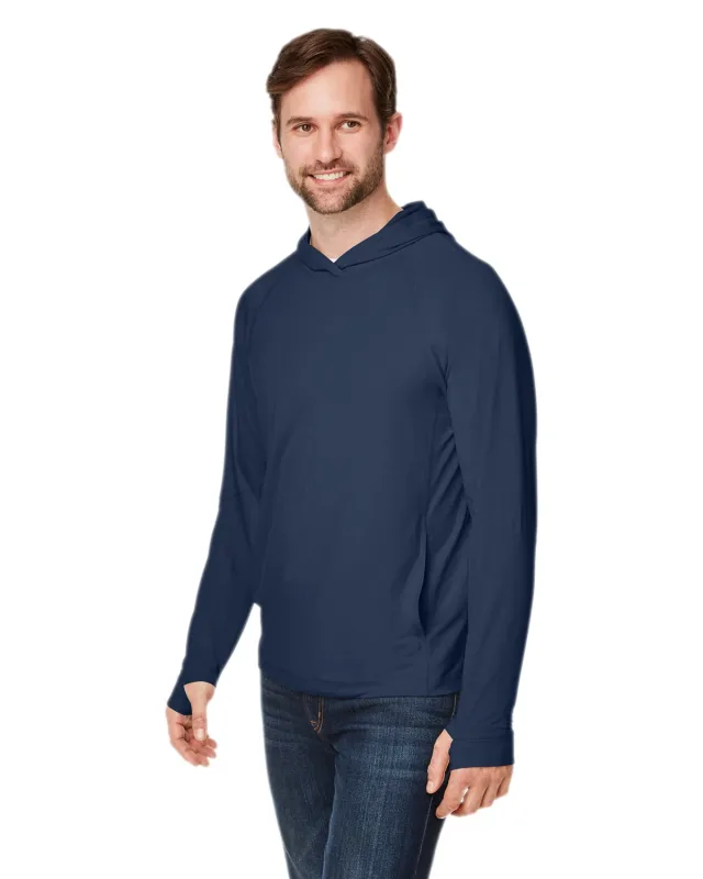 North End Unisex JAQ Stretch Performance Hooded T-Shirt — view 29
