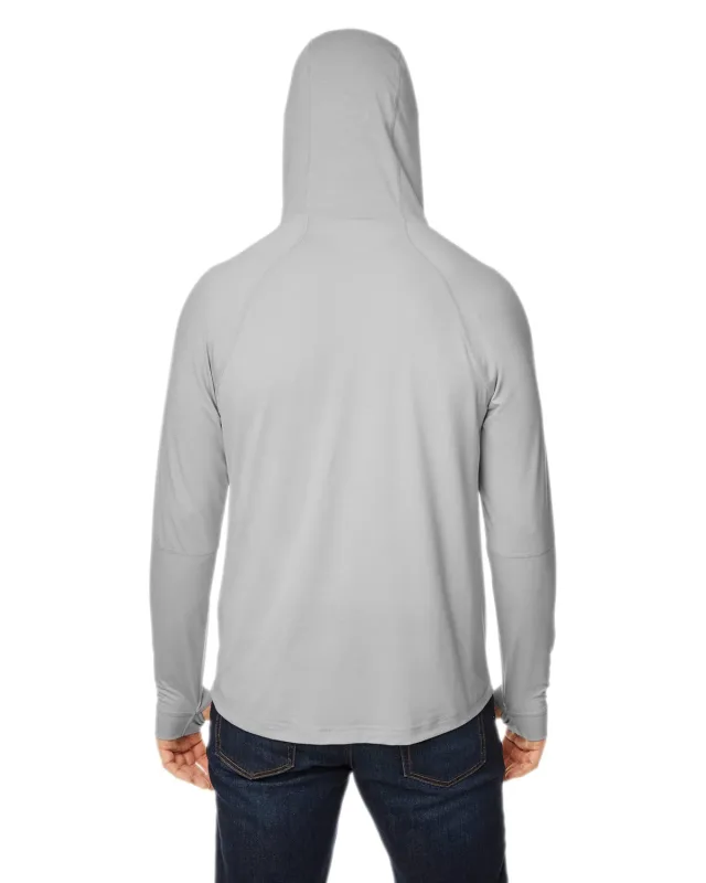North End Unisex JAQ Stretch Performance Hooded T-Shirt — view 31