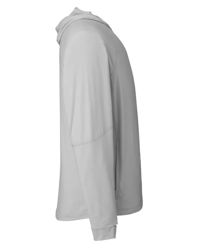 North End Unisex JAQ Stretch Performance Hooded T-Shirt — view 37