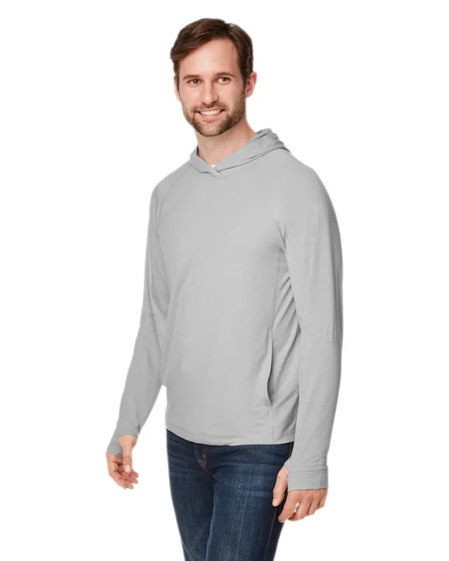North End Unisex JAQ Stretch Performance Hooded T-Shirt — view 39