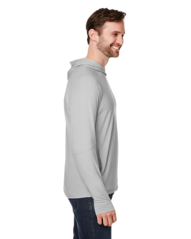 North End Unisex JAQ Stretch Performance Hooded T-Shirt — view 40