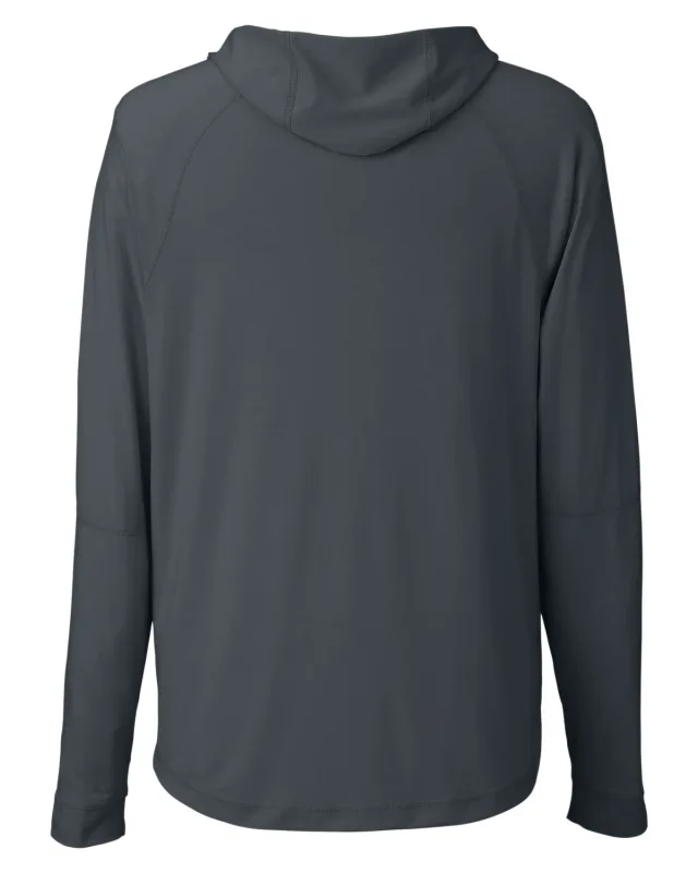 North End Unisex JAQ Stretch Performance Hooded T-Shirt — view 5