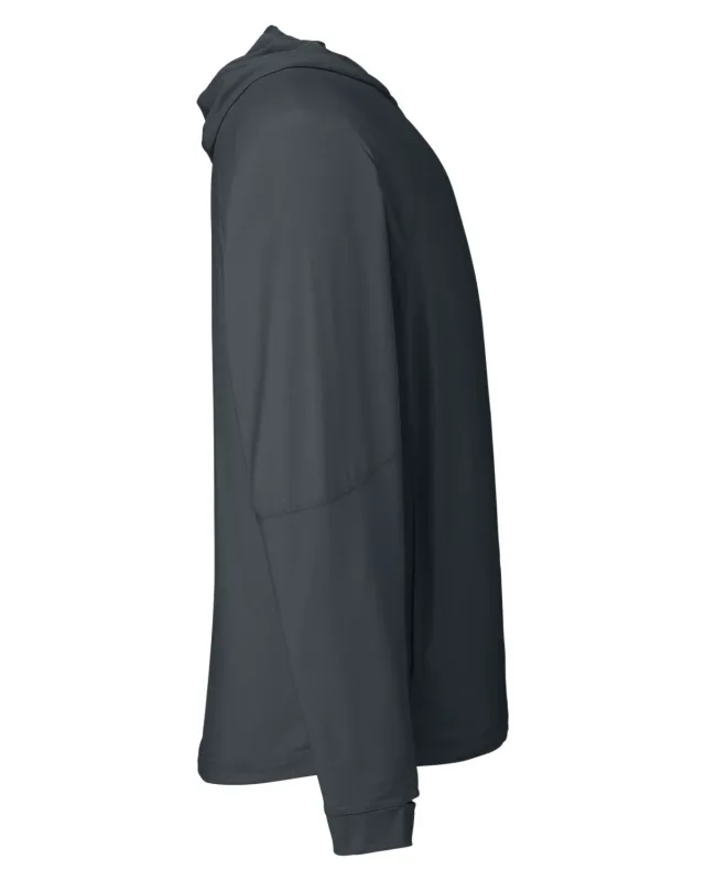 North End Unisex JAQ Stretch Performance Hooded T-Shirt — view 7