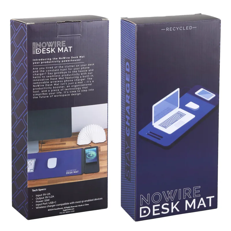 Nowire™ Recycled Desk Mat (Wireless Charging Pad) — view 6