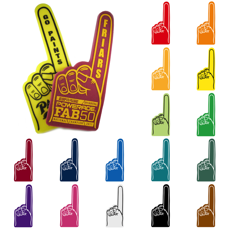 Number One Foam Finger - 22" (One Color Imprint on Finger & Palm)