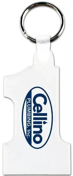 Personalized Number One Key Fob  — view 2