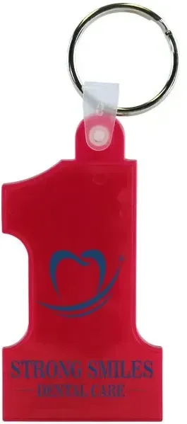 Personalized Number One Key Fob  — view 7