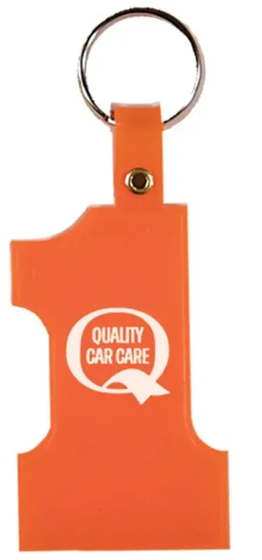 Customizable Number One Shaped Key Tag — view 10