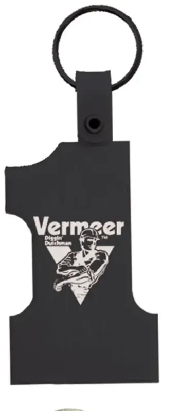 Customizable Number One Shaped Key Tag — view 12
