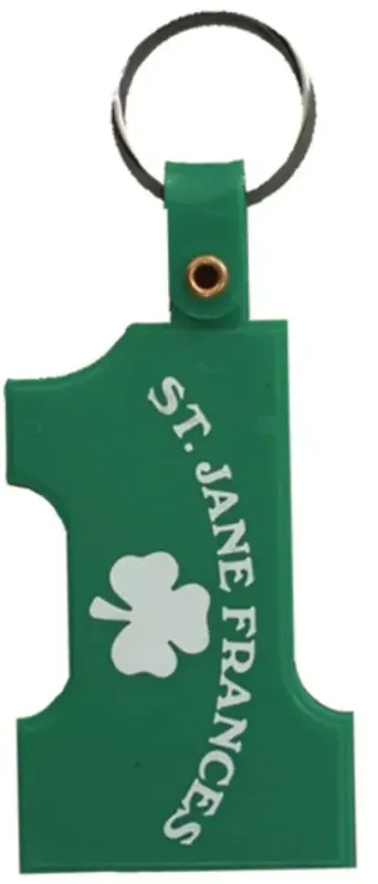 Customizable Number One Shaped Key Tag — view 6