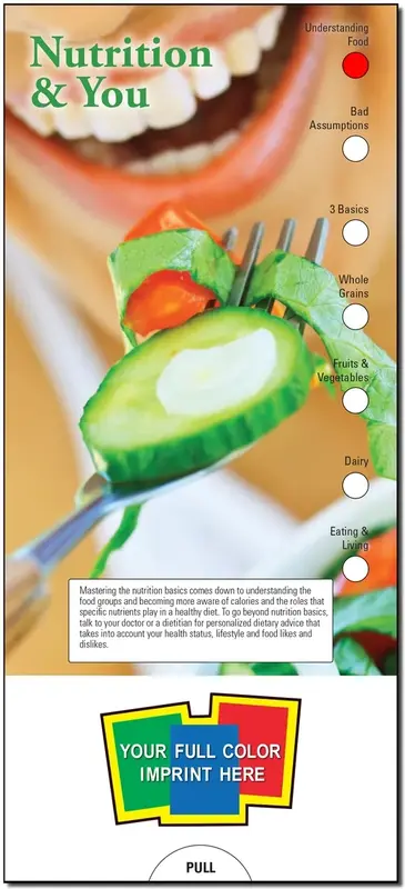 Custom Printed Nutrition & You Slide Chart