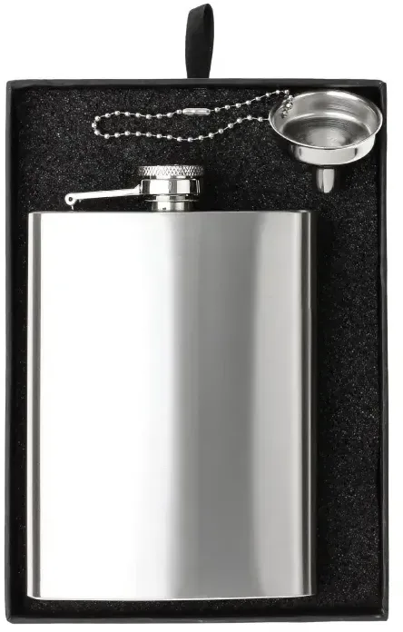 Personalized Flask and Funnel Gift Set - 8 oz. — view 2