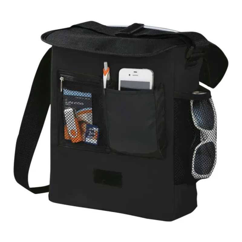 Custom Oasis Messenger Bag - Durable PolyCanvas — view 2