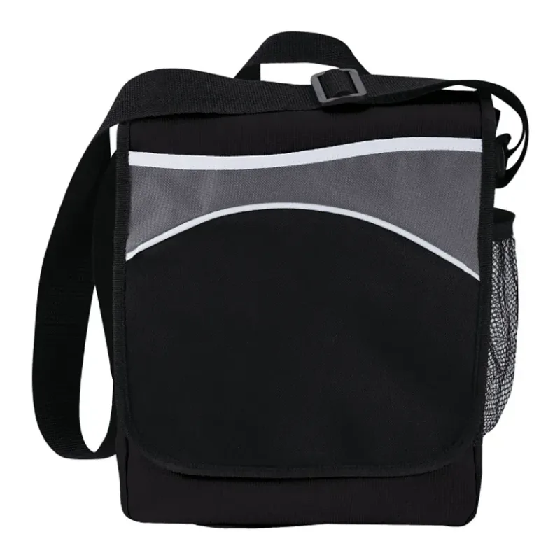 Custom Oasis Messenger Bag - Durable PolyCanvas — view 3