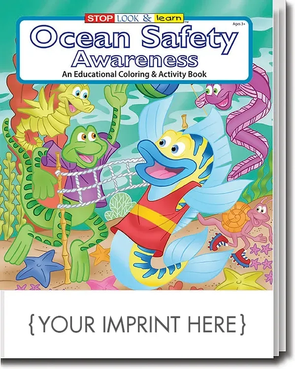 Ocean Safety Awareness Coloring and Activity Book