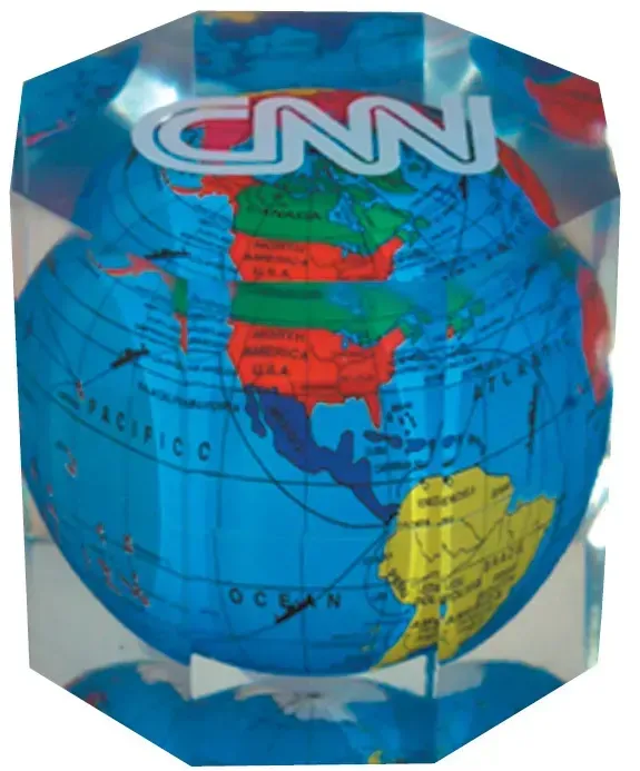 Custom Branded Octagon Paperweight