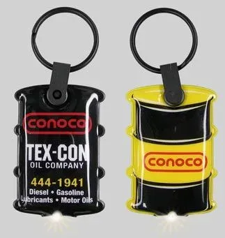 Oil Can Color-A-Shape Keyring Light