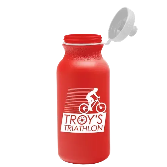 Omni Bike Bottle with Tethered Push-Pull Lid (20 oz.) — view 15