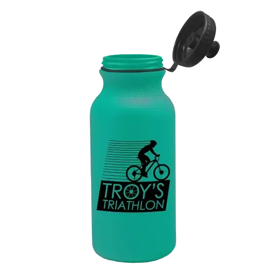 Omni Bike Bottle with Tethered Push-Pull Lid (20 oz.) — view 17