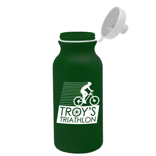 Omni Bike Bottle with Tethered Push-Pull Lid (20 oz.) — view 19