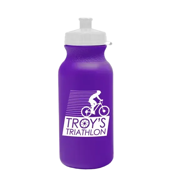 Omni Bike Bottle with Tethered Push-Pull Lid (20 oz.) — view 6
