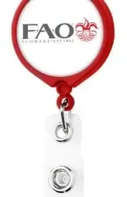 Custom Logo Badge Reel with Lanyard Attachment — view 6