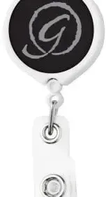 Custom Logo Badge Reel with Lanyard Attachment — view 8