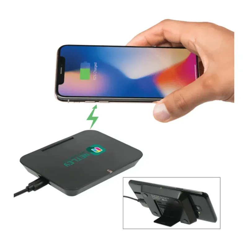 Custom Wireless Charging Phone Stand (Optic) — view 8