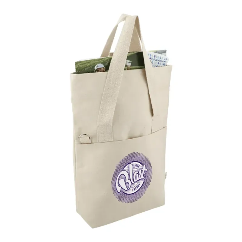 16 oz Organic Cotton Commuter Tote — view 6