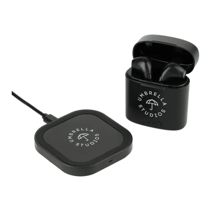 Personalized Oros Auto-Pair Earbuds with Wireless Charging Pad Kit — view 5