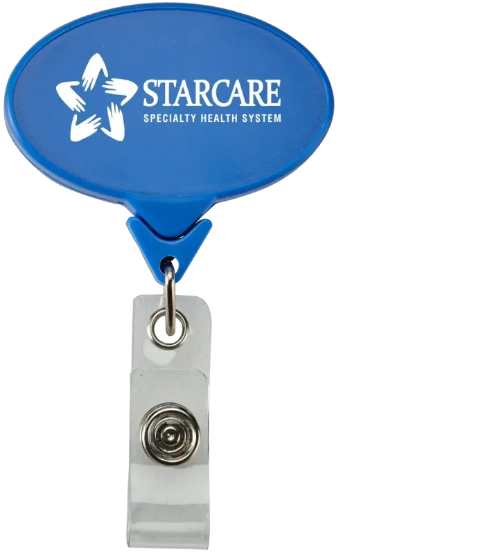 Custom Oval Secure-A-Badge™ — view 6