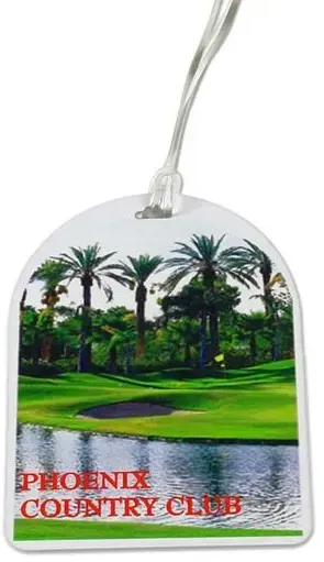 Custom Golf Tag - Oval Top (4c Digital Imprint)