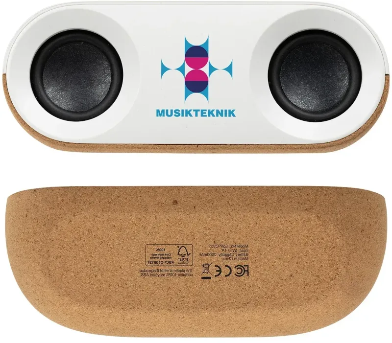 Ovation 10W Stereo Speaker Made With FSC® Cork & Recycled Plastic — view 2