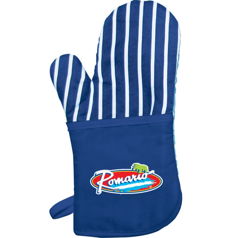 Oven Mitt with Stripes — view 4