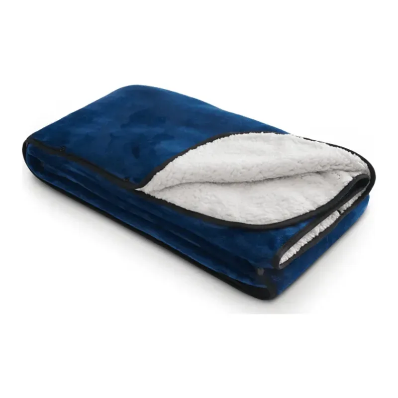 Oversized Wearable WFH Cozy Fleece Sherpa Blanket — view 15