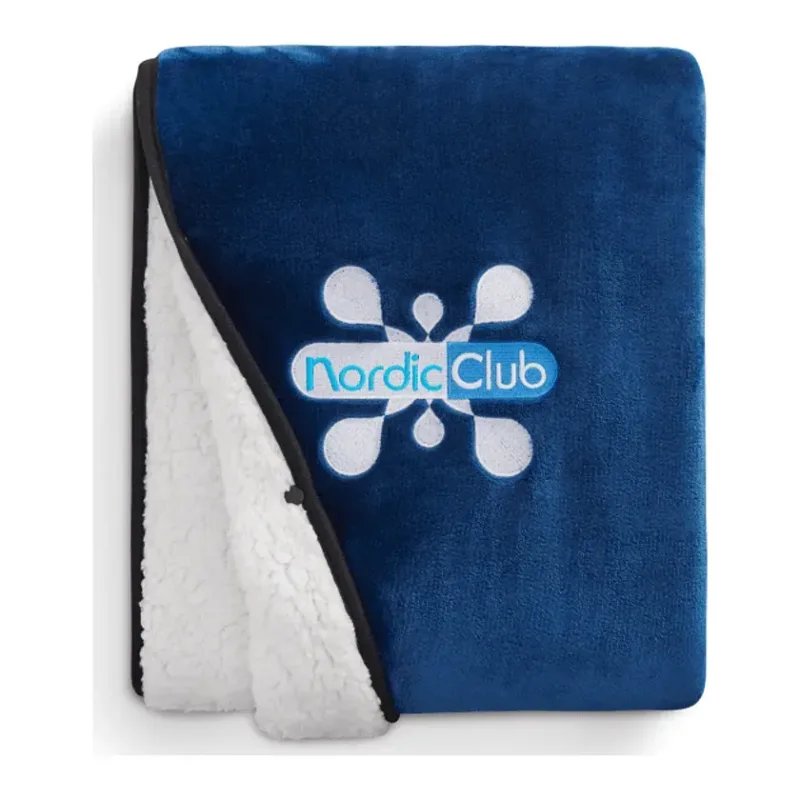 Oversized Wearable WFH Cozy Fleece Sherpa Blanket — view 24