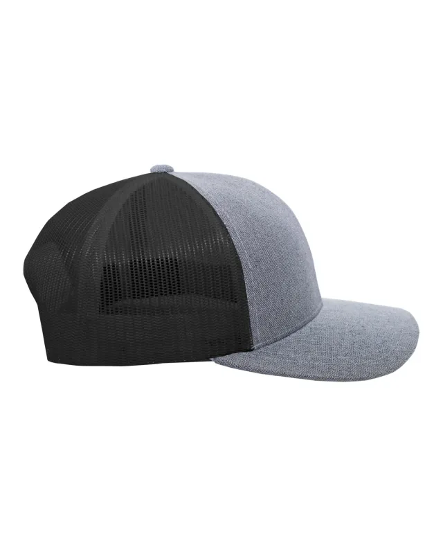 Pacific Headwear Trucker Snapback Cap — view 3