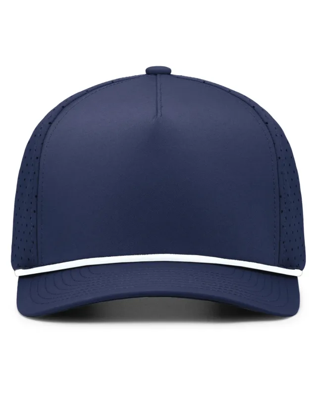 Pacific Headwear Weekender Perforated Snapback Cap — view 10
