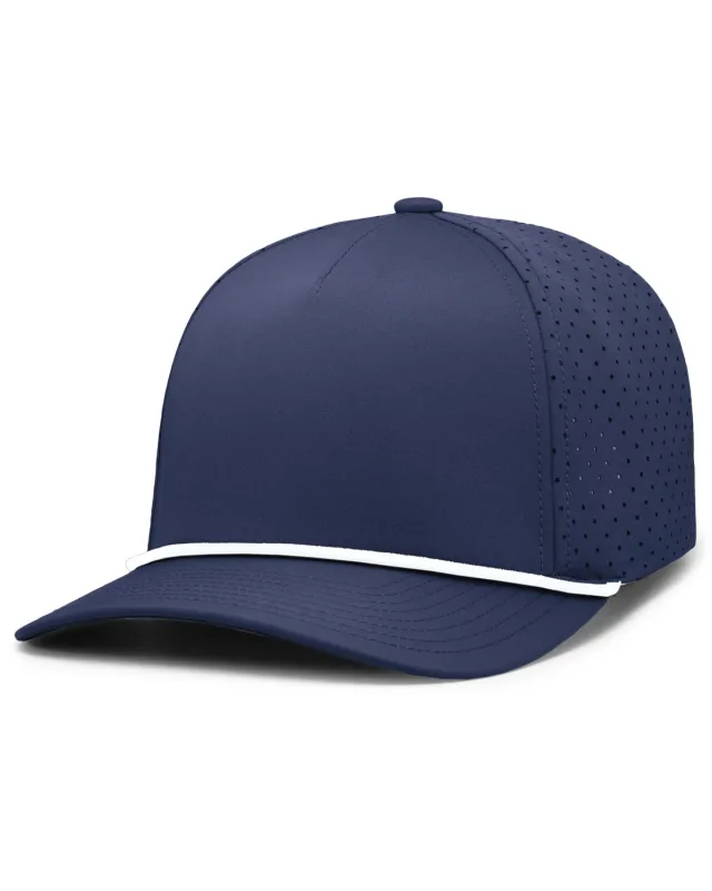 Pacific Headwear Weekender Perforated Snapback Cap — view 11