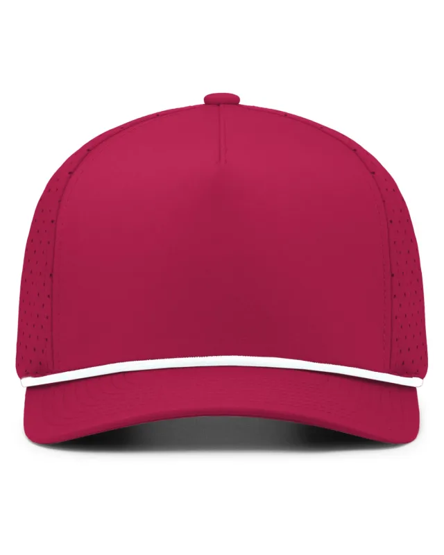 Pacific Headwear Weekender Perforated Snapback Cap — view 22