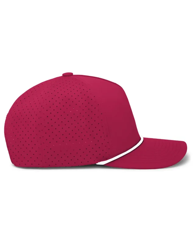 Pacific Headwear Weekender Perforated Snapback Cap — view 24