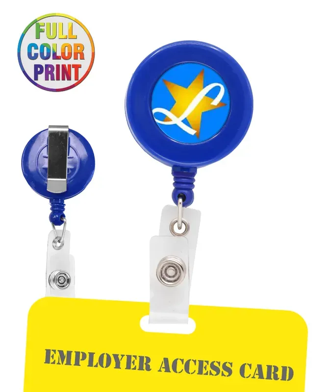 Pack of 30 Retractable Badge Holders - Custom Logo