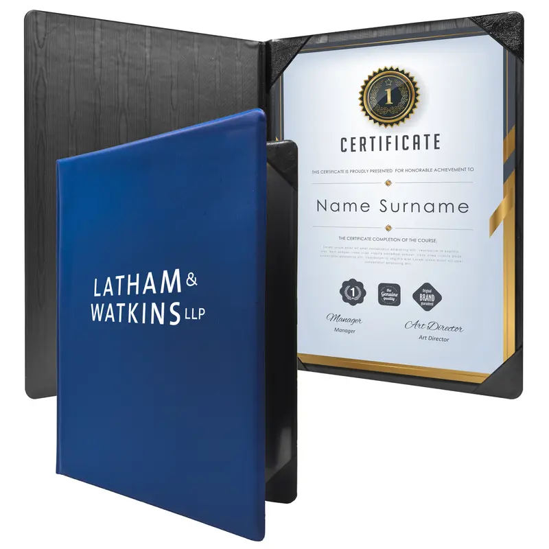 Padded Diploma Holder with Portrait Display