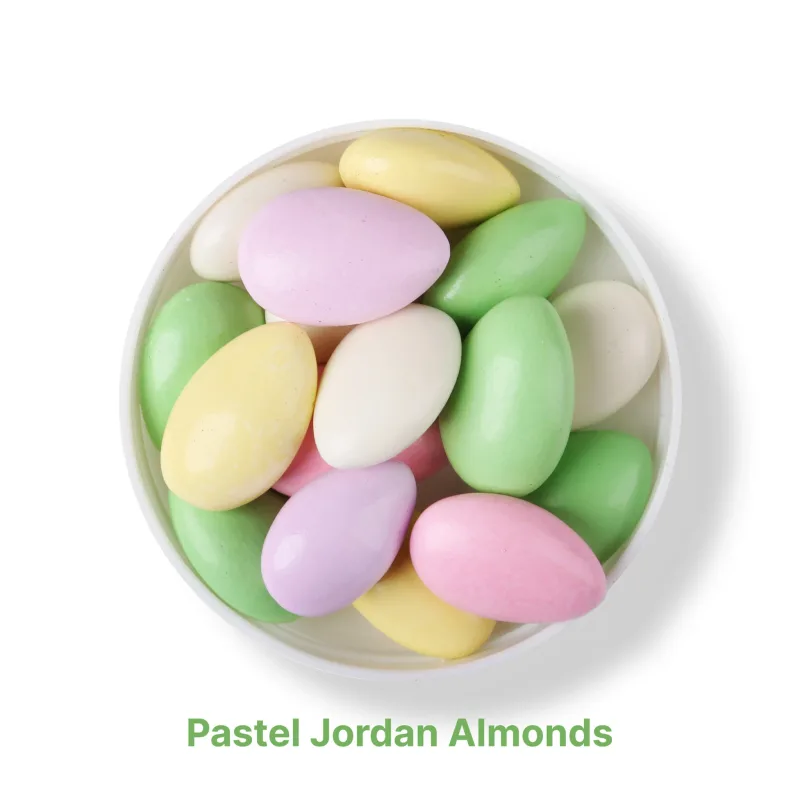 Pastel Jordan Almonds in a Jar — view 3