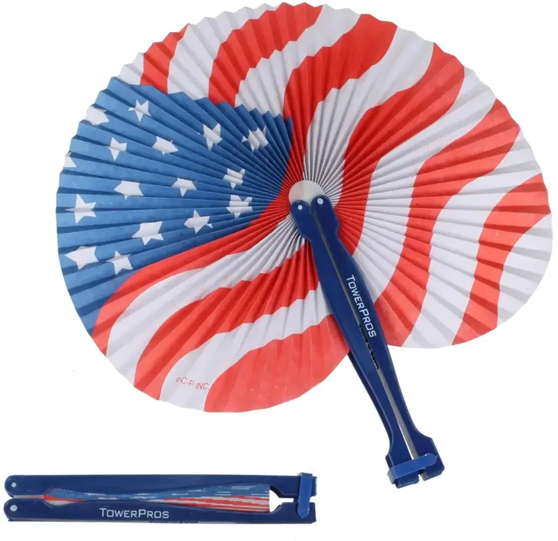 Branded Patriot Foldable Fan