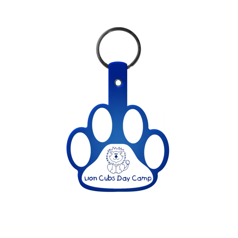 Paw Flexible Key Tag