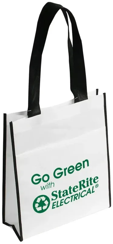 Peak Non-Woven Tote Bag with Pocket — view 4