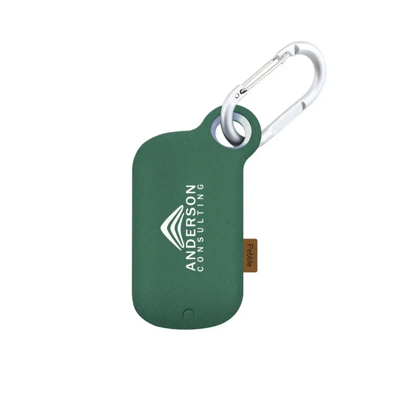 Imprinted Pebble Carabiner Power Bank